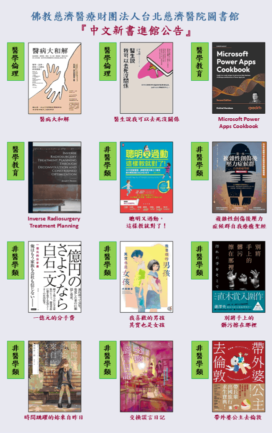 114年圖書館新書公告 8月(中文)