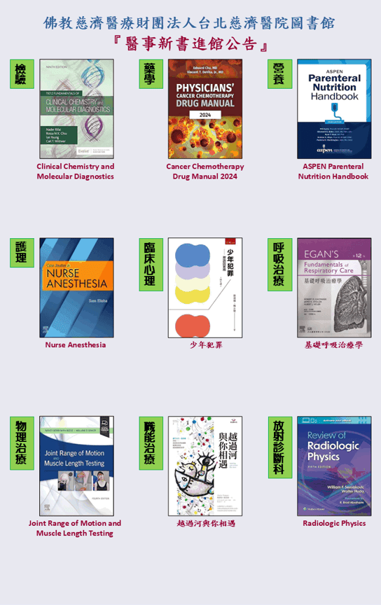 114年圖書館新書公告 8月(醫事)