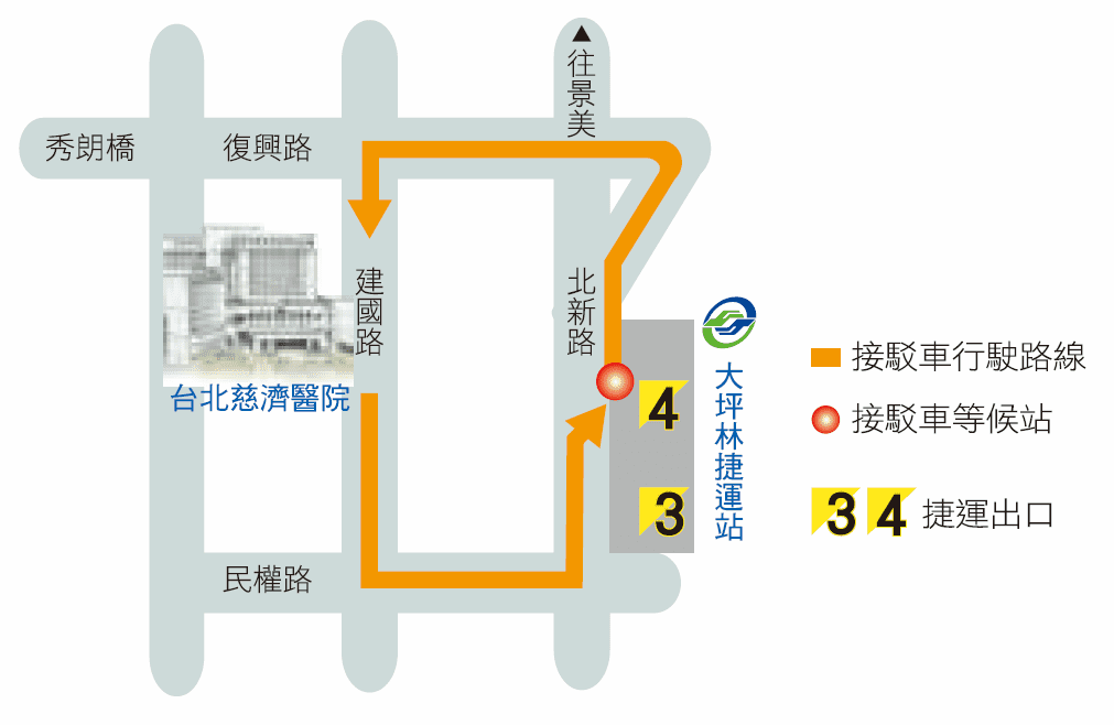 20250815 本院接駁車路線圖