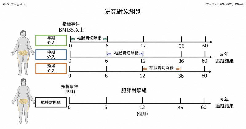北慈研究證實 及早進行減重手術有助降低乳癌發生率 1