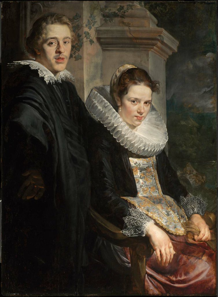 Jordaens Portrait of a Young Married Couple